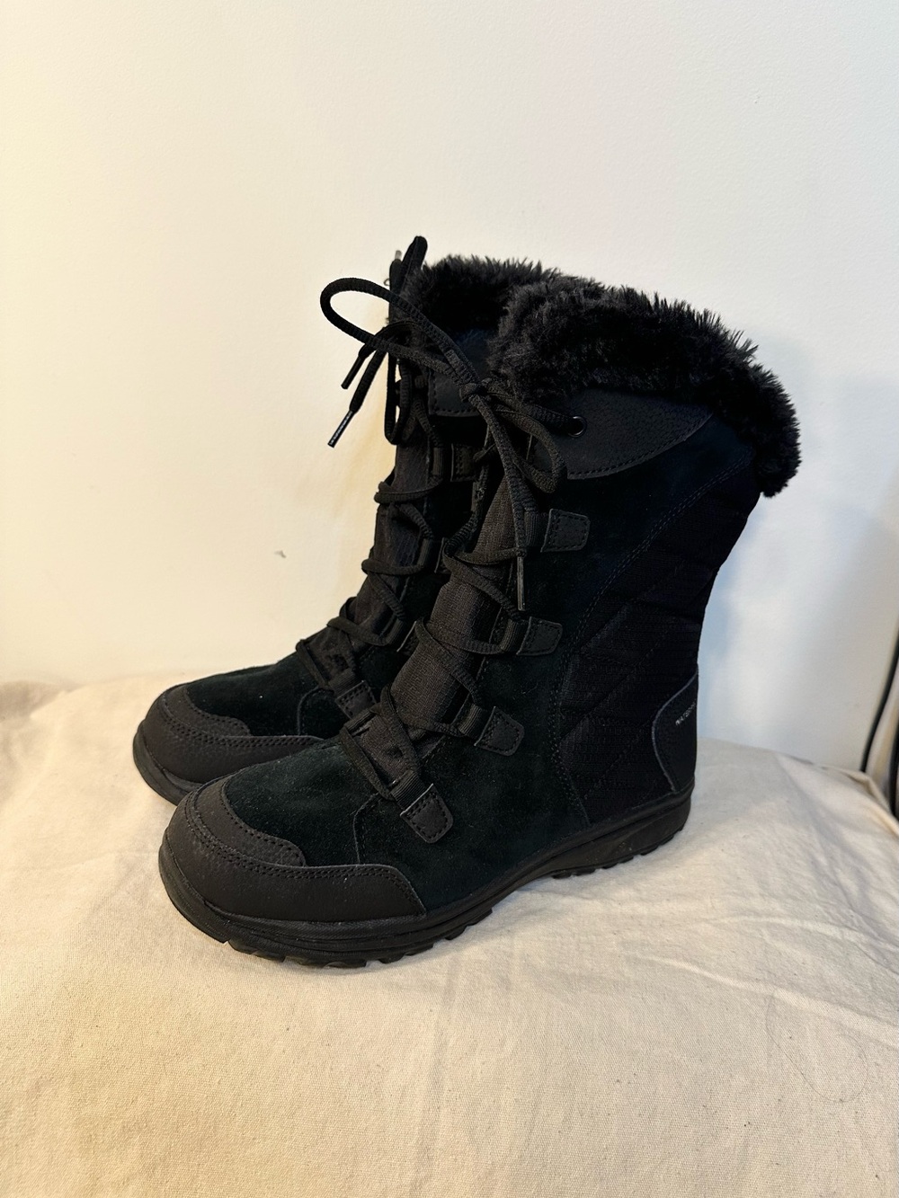 Columbia Ice Maiden II Faux-Fur Winter Lace-Up Boots